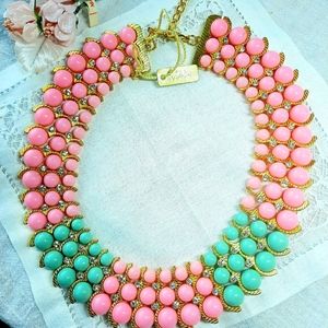 IMAN Beaded Runway Collar Necklace NWT